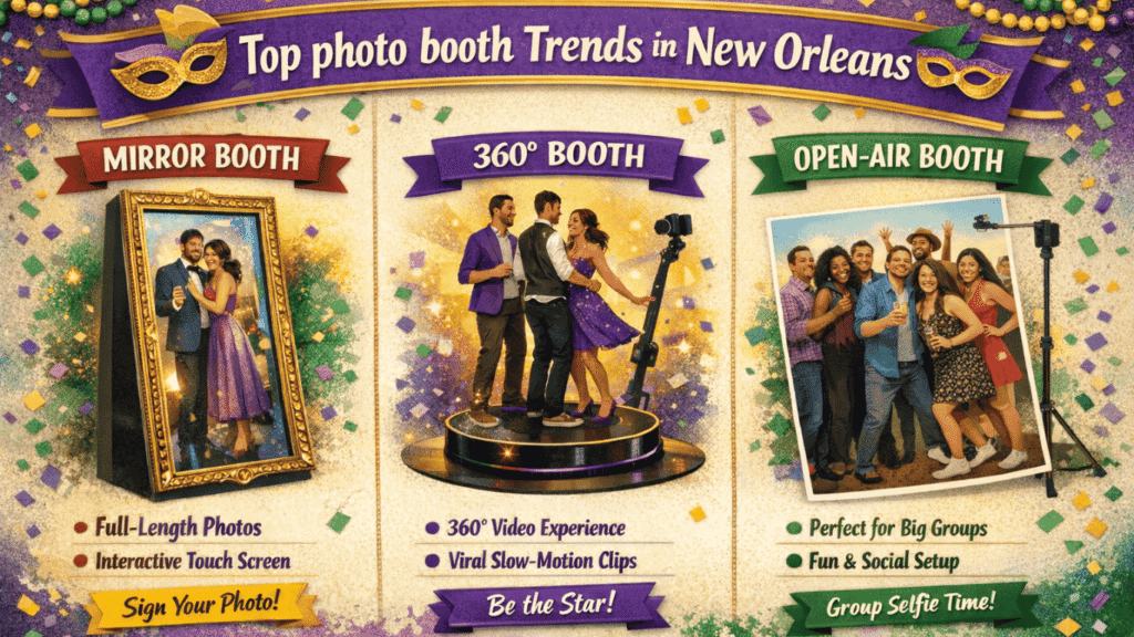 Top Photo Booth Trends in New Orleans